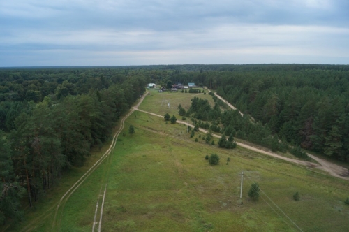 Вид на Царский скит с пожарной вышки