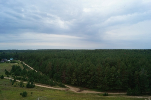 Вид на Царский скит с пожарной вышки. Фото 2