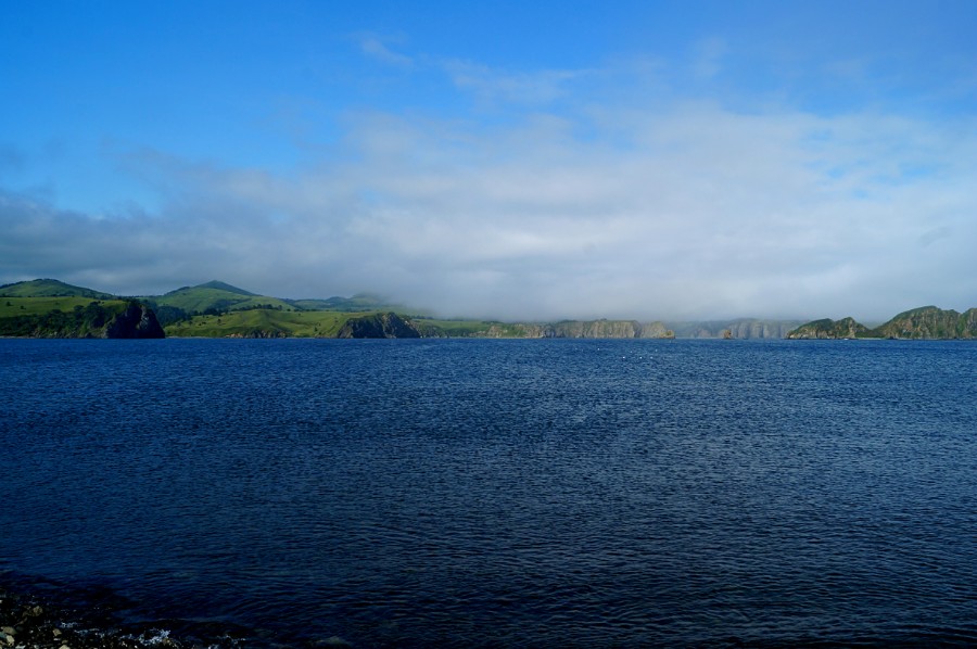 Вид на бухту Димитрова от Третьей речки