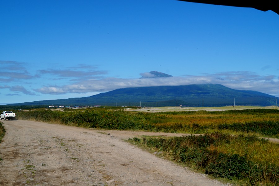 Вулкан Богдана Хмельницкого с дороги на Белые скалы