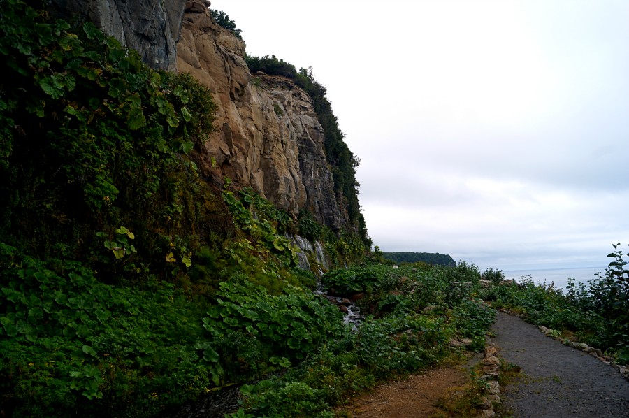 Речка образовавшаяся от многочисленных водопадов на